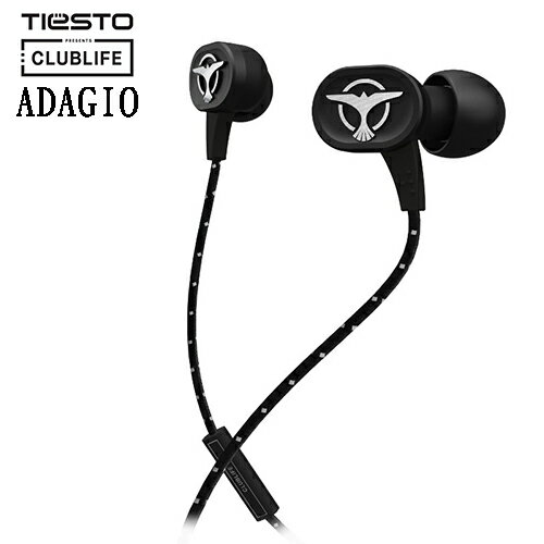 Audiofly Clublife by Tiesto ADAGIO (黑色) 耳道式耳機 附線控麥克風