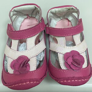 美國 Rileyroos 手工真皮無毒學步鞋/嬰兒鞋/寶寶鞋/童鞋_艾莉森輕柔淡粉(4)（福利品）