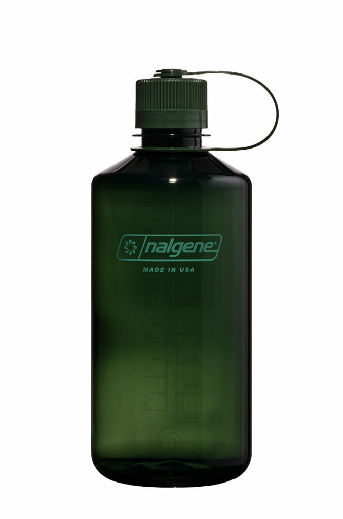 美國 《Nalgene》 專業水壺 1000cc 窄嘴水壼 2021-3032 Jade 碧玉