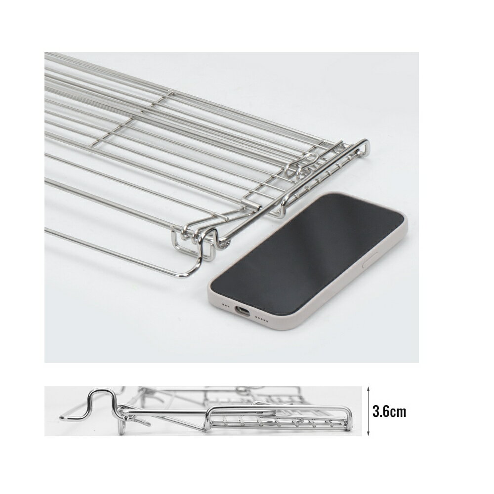 美麗大街【114040813】 戶外IGT鋁板桌拓展掛架折疊桌配件便攜式置物架桌面掛籃延伸掛架 7