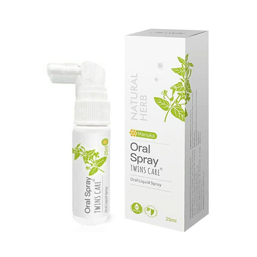 TWINSCARE 草本植萃口腔噴劑 25ml-蜂膠薄荷味/原味/草莓味(兒童)/葡萄(兒童)【合康連鎖藥局】