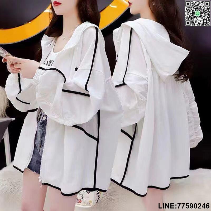 【歡樂購】【現貨免運】防曬衣外套女薄款2024新款夏季設計感網紅百搭透氣寬松休閑防曬服