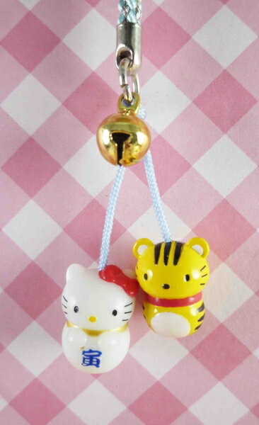 【震撼精品百貨】Hello Kitty 凱蒂貓~kitty限定版手機吊飾-寅虎