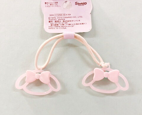 【震撼精品百貨】My Melody 美樂蒂 Sanrio美樂蒂造型髮束-粉大頭(中空)#77766 震撼日式精品百貨