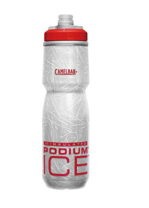 【【蘋果戶外】】美國 Camelbak Podium ice 5X 酷冰保冷噴射水瓶【620ml 】紅 保冷瓶 單車水壺 運動水壺