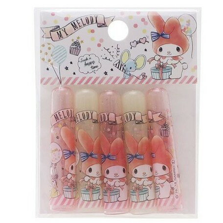 大賀屋 美樂蒂 鉛筆套 5入 鉛筆蓋 筆套 筆蓋 文具 小學 三麗鷗 Melody MM 日本製 J00014039