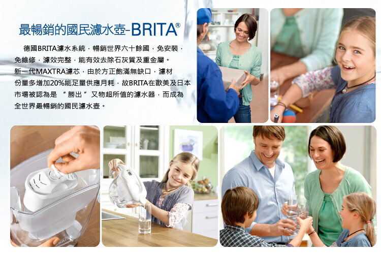 【碧然德BRITA】3.5公升Marella馬利拉濾水壺【五濾心組】【純淨白】 (全新升級MAXTRA+濾心) 3