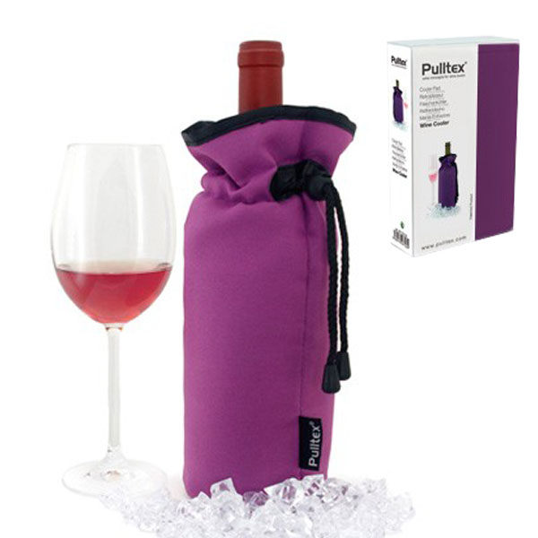 【西班牙Pulltex普德斯 】葡萄酒束口保冷袋 / 紫色