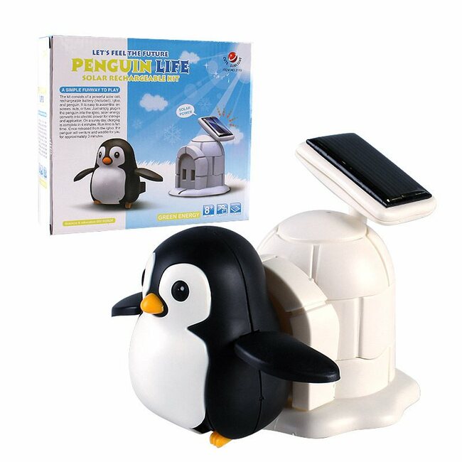能源實驗 企鵝屋 太陽能 能源轉換 矽晶試驗 教學玩具 科學實驗 科學玩具 DIY教學【塔克玩具】