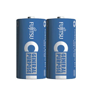 日本 FUJITSU 富士通 2號碳鋅電池 乾電池 (2入)