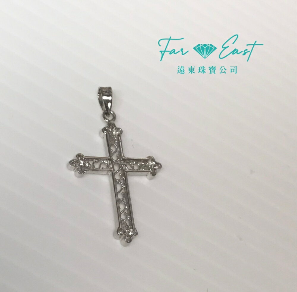 FAR EAST Jewellery & Co. K金墜子-十字架鏤空款