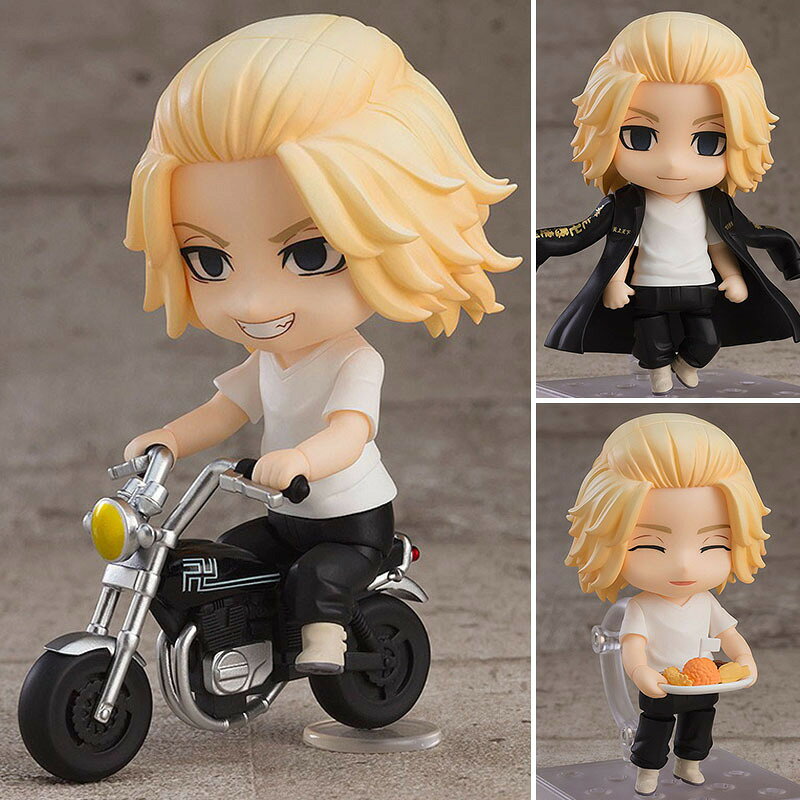 特惠新品！！！Mikey萬次郎手辦gsc粘土人東京復仇者娃娃重生之道玩偶q版擺件