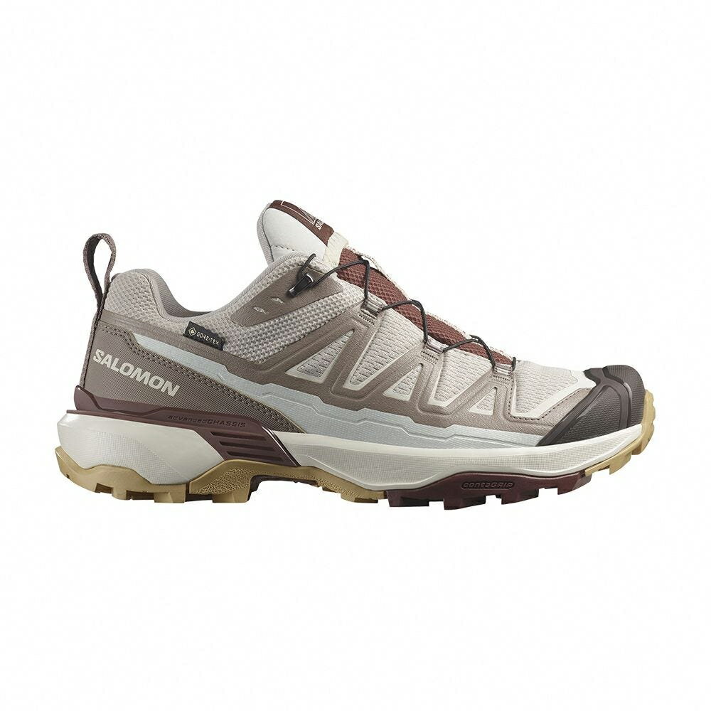 れもん　購入不可 SALOMON 索羅門女X ULTRA 360 EDGE GTX 低筒登山鞋《銀/灰/紅