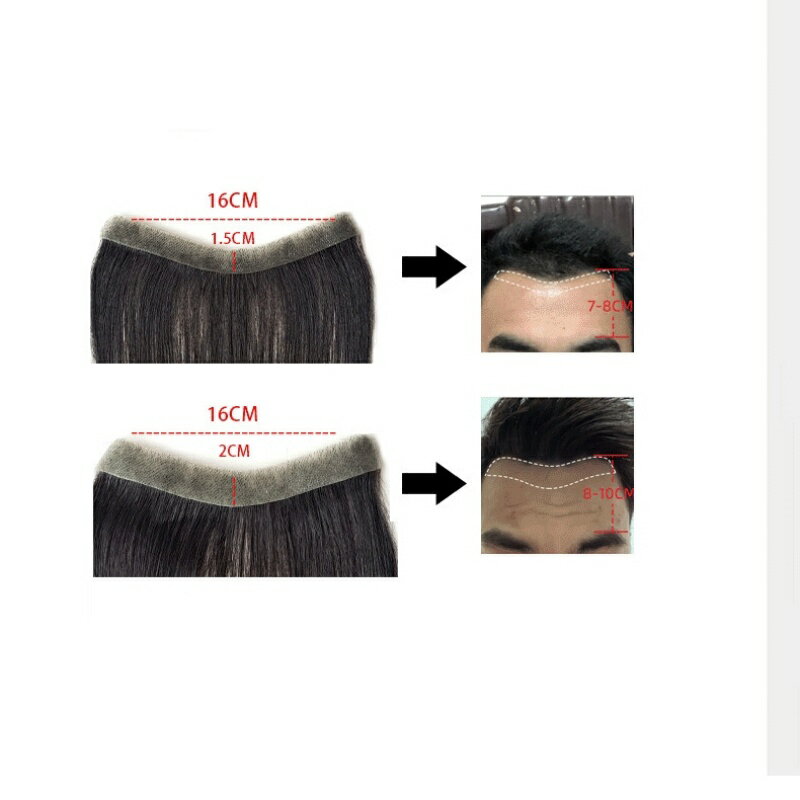 現貨+預購 男假髮髮片全真髮假髮透氣假髮片輕量免打理隱形增髮量假髮接髮-M型補髮2款74kb17【獨家進口】【米蘭精品】