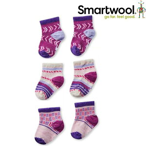 Smartwool Baby Bootie Batch Socks 美麗諾羊毛嬰兒襪組 6-12M SW003908 B98 花蜜粉