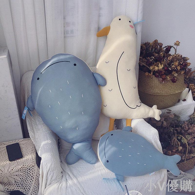 ins毛絨玩具超可愛睡覺抱枕 可愛女生生日禮物 娃娃玩偶公仔