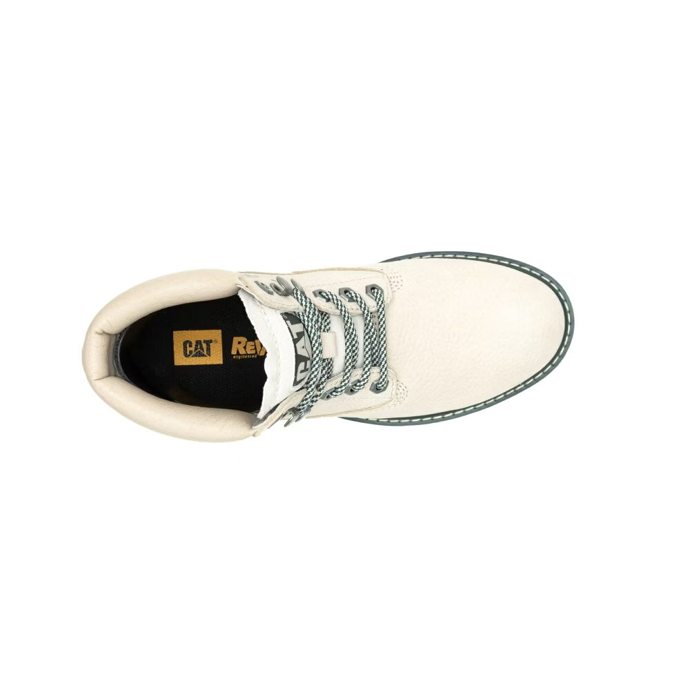 CAT COLORADO 2.0 經典復刻工裝靴 女鞋－米白 4