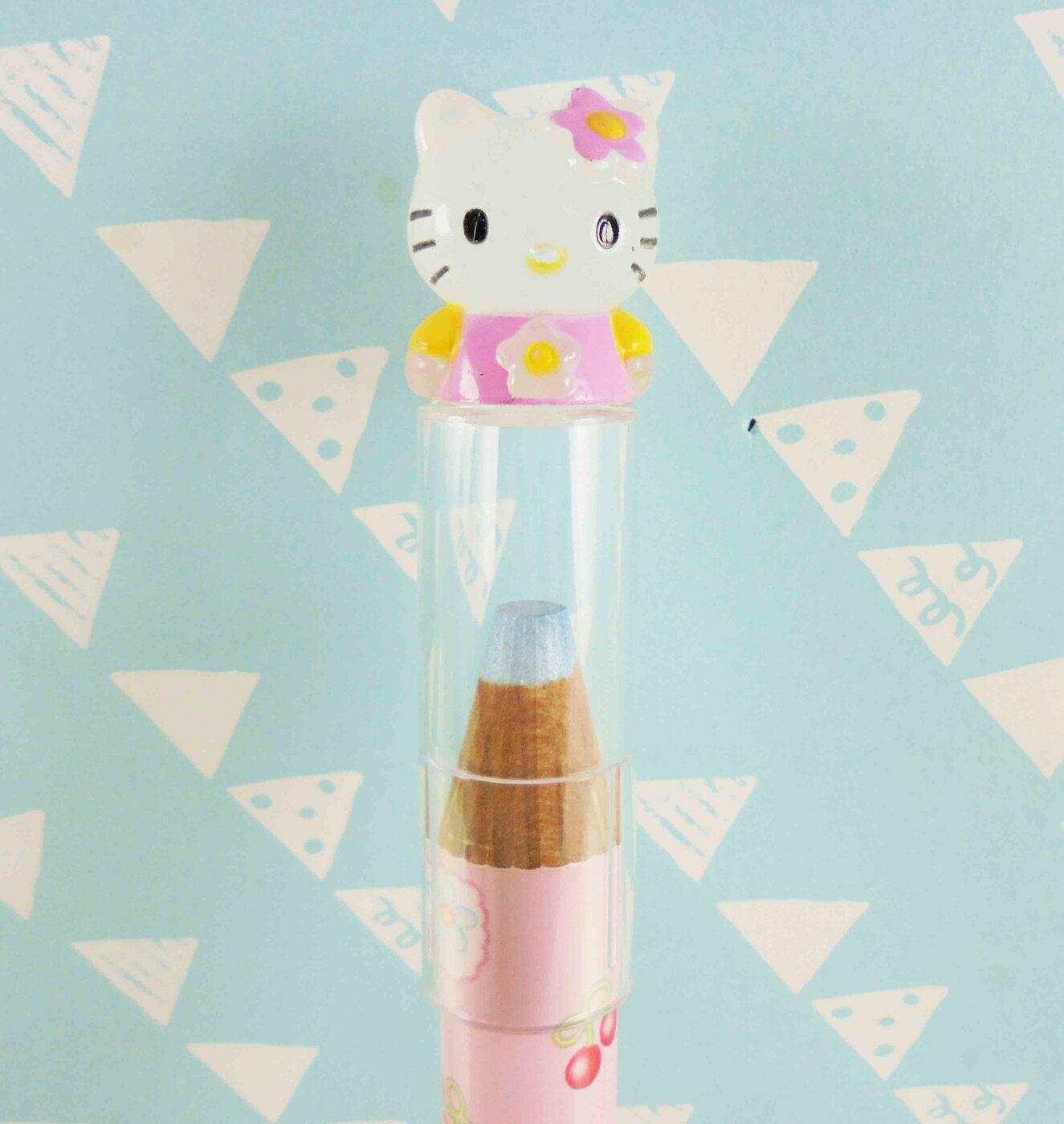 【震撼精品百貨】Hello Kitty 凱蒂貓 KITTY眼影筆-銀色筆芯 震撼日式精品百貨