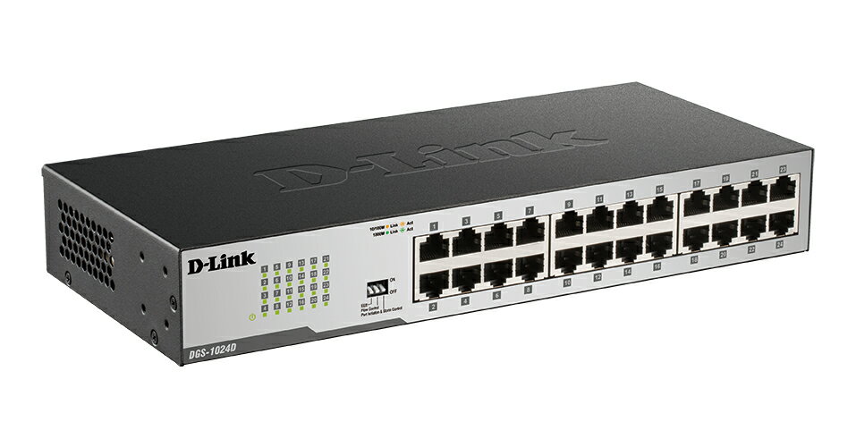 D-Link 友訊 DGS-1024D 24埠 1000Mbps 雙工 交換器 Switch HUB
