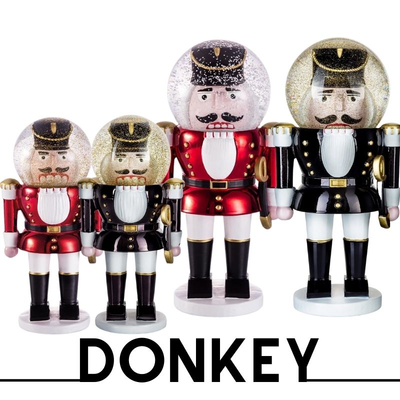 德國 DONKEY 經典胡桃鉗士兵水晶球 1入 胡桃鉗士兵 聖誕水晶球 聖誕水晶球 附發票【心心哈德】現貨 全館499超取免運｜全場下殺★滿額再享折扣