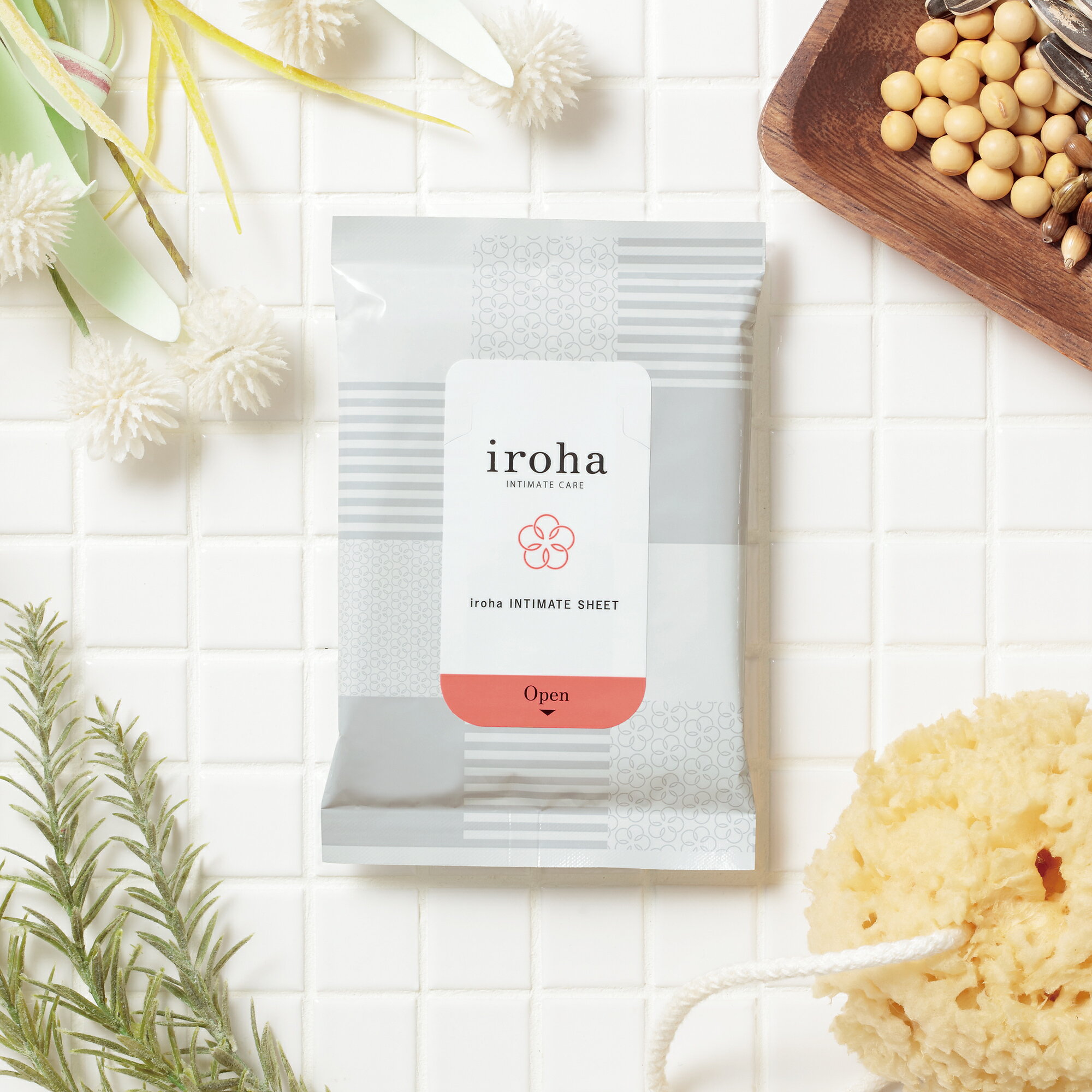 【TENGA官方直營】iroha INTIMATE SHEET 依柔華私密護膚濕巾 私密處 保養 清潔 濕紙巾 保濕 玻尿酸 日本