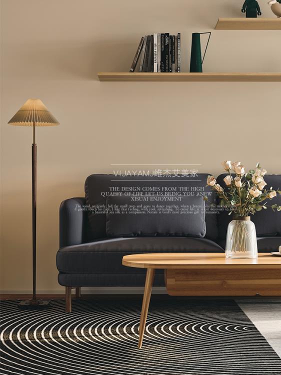 北歐純色牆紙莫蘭迪背景牆臥室灰色淺奶茶色奶咖色壁紙輕奢電視牆【摩可美家】 3