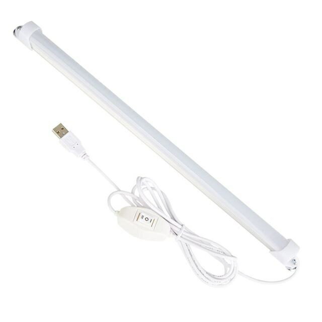 【超取免運】線控USB超薄磁吸LED燈管 32/42/52cm 適用 USB燈管 LED燈 照明燈 工作燈 USB檯燈 電腦燈