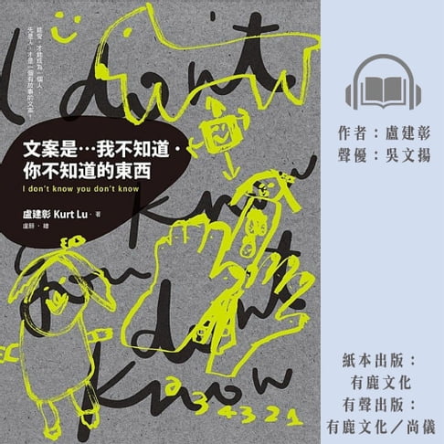 【有聲書】文案是…我不知道．你不知道的東西 0