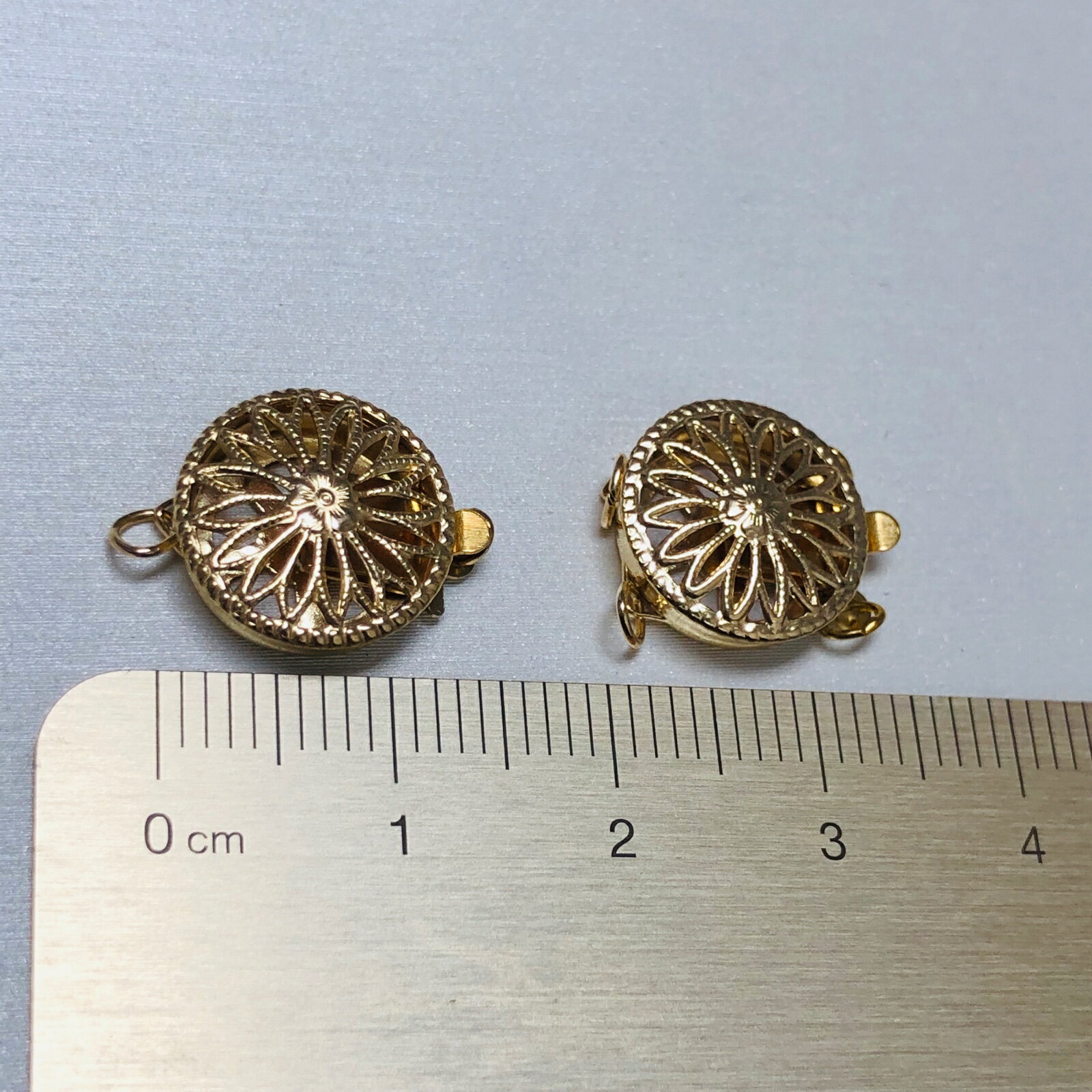 美國14K包金扣配件空托 項鏈扣手鏈扣單排扣 2排扣 3排扣 diy配件 4