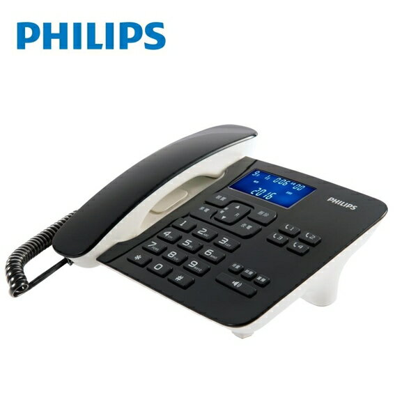 PHILIPS飛利浦 時尚設計超大螢幕有線電話 CORD492
