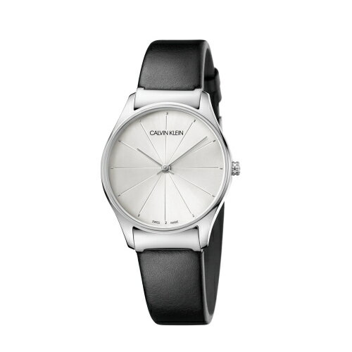 送禮首選★Calvin Klein CK美式極簡中性皮帶腕錶(K4D221C6)32mm 附提袋【全館滿額折價★APP下單點數4倍送】線上購買享 實體門市同步服務