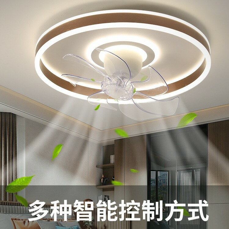 【免運/可開票】臺灣公司 吸頂燈 吸頂風扇燈 吸頂風扇 直流風扇 風扇燈 臥室吸頂風扇燈年新款家用北歐房間餐廳搖頭電扇燈吊扇燈一體