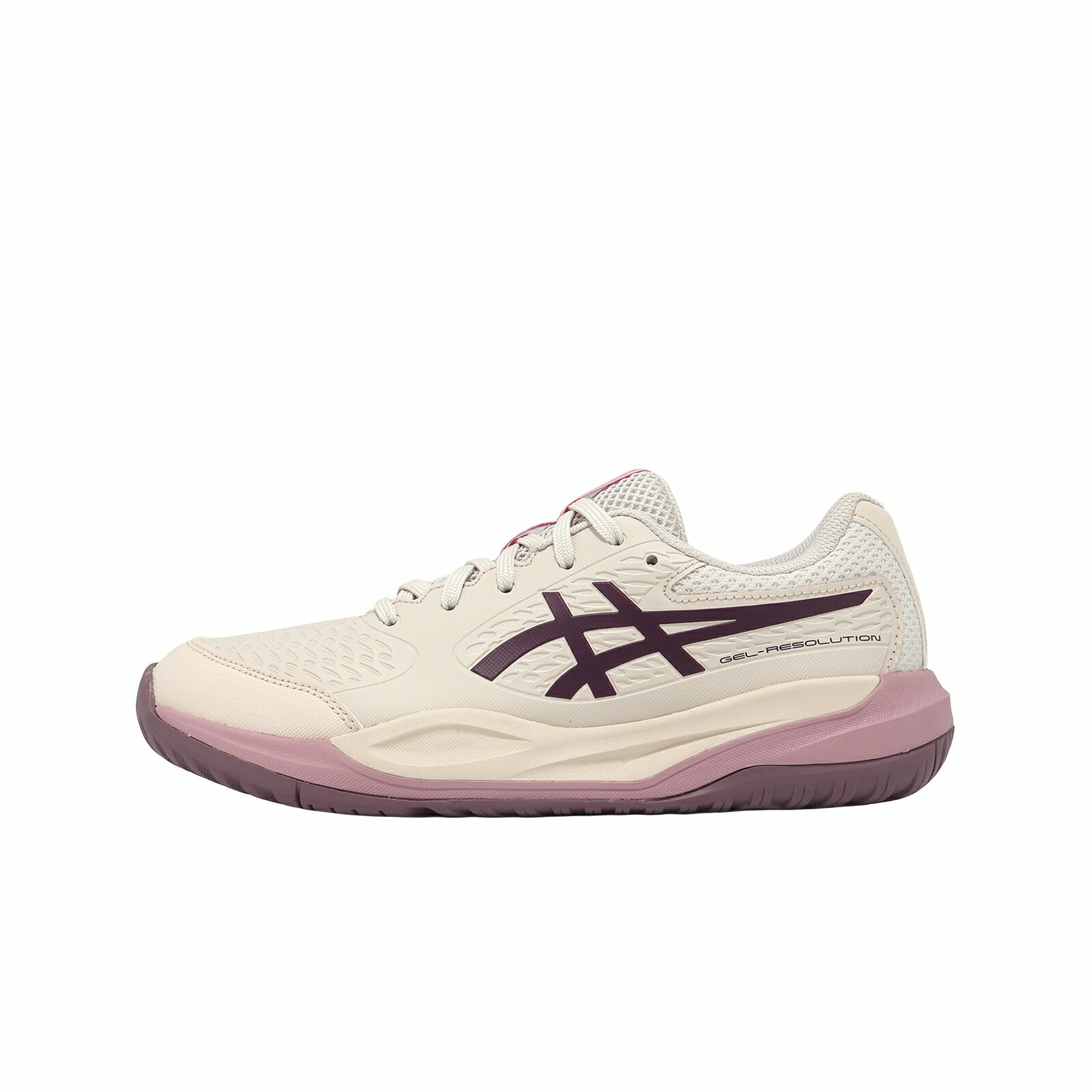 Asics 亞瑟士 網球鞋 匹克球鞋 GEL-Resolution X GS 大童 女鞋 米 1044A081250