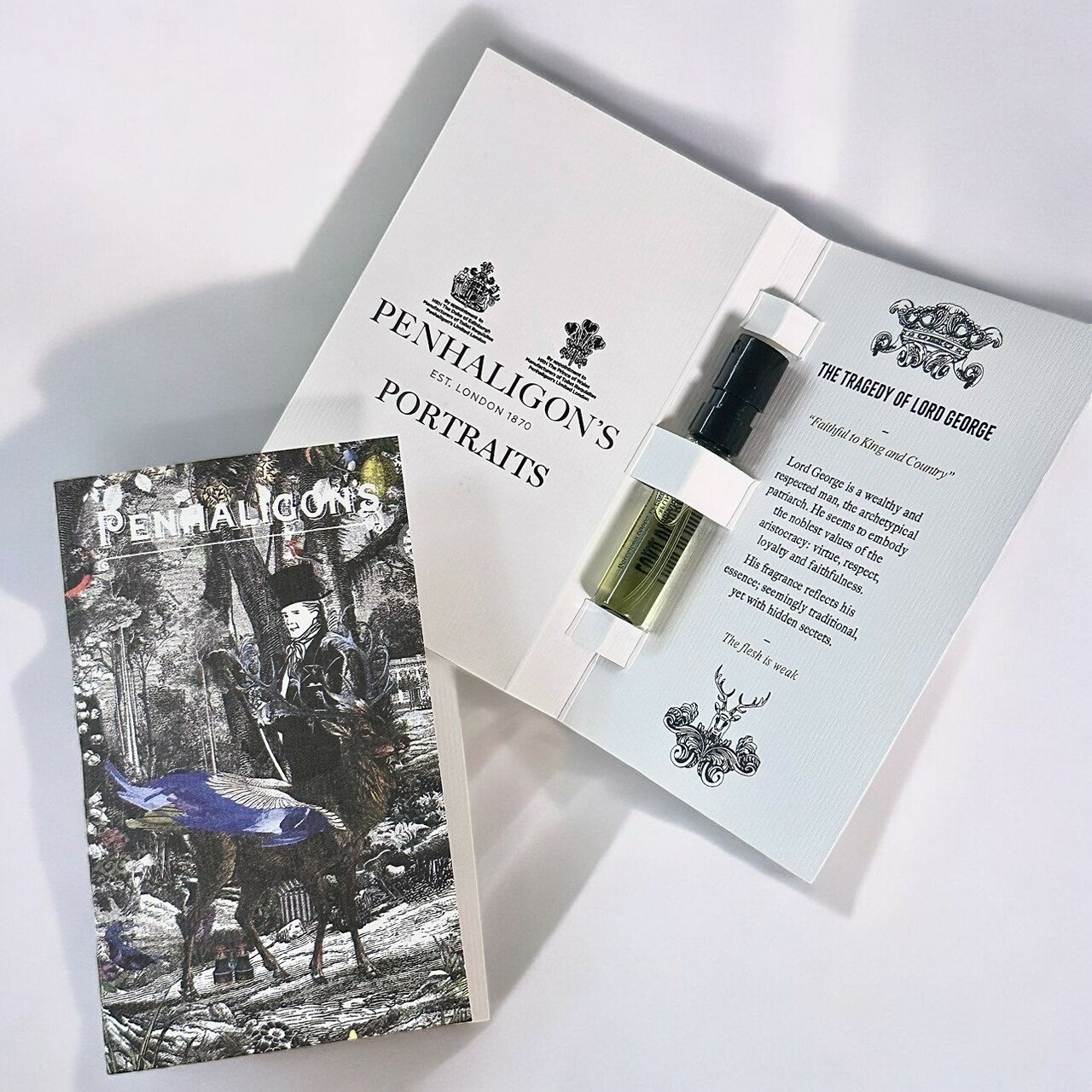 PENHALIGON’S 潘海利根 獸首系列 The Tragedy Of Lord George 公鹿 淡香精 針管 1.5ML 噴式 小香 ❁香舍❁ 99購物節｜滿額「免運費」