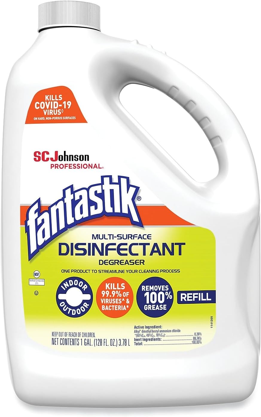 [5美國直購] SC Johnson 311930 128oz 清潔劑1瓶 Professional fantastik Multi-Surface Disinfectant Degreaser