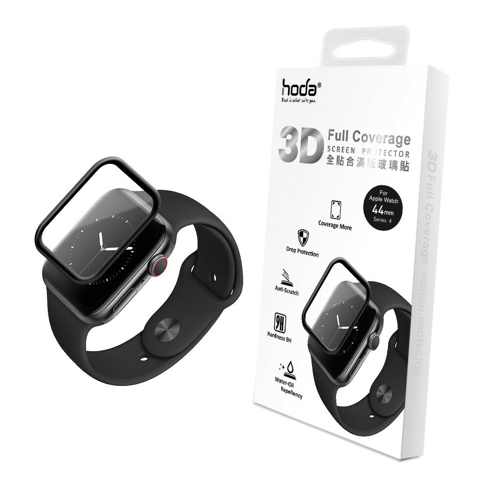 HODA apple watch 2 3  9H 滿版 疏油疏水 背膠 42mm 玻璃貼 保護貼 滿版 全背膠【299免運領券再享折扣】