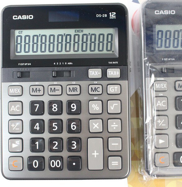 CASIO 卡西歐 DS-2B 桌上型大商用計算機 12位數/一台入(促1600)