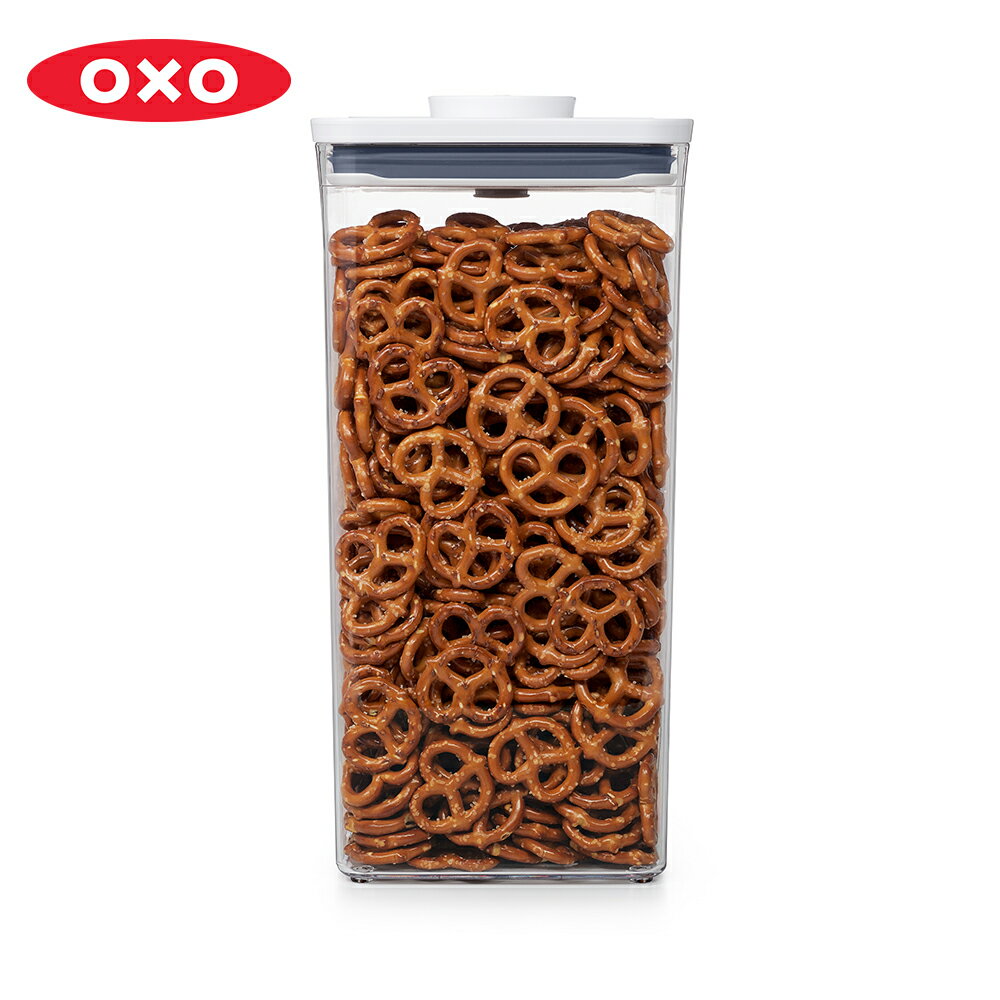 美國 OXO POP 大正方按壓保鮮盒 保鮮罐 收納罐 儲物罐 密封罐 5.7L【$199超取免運】