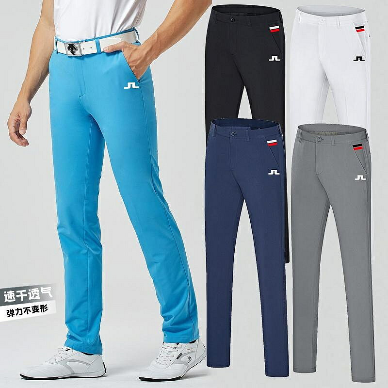 J.LINDEBERG高爾夫長褲男春夏 薄款速乾免燙褲子男裝運動彈力球褲Golf服裝