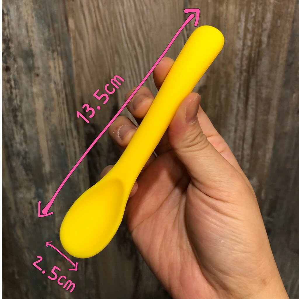 莫蘭迪色矽膠湯匙(短) 3