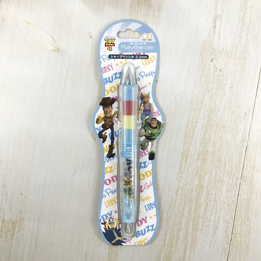 迪士尼 玩具總動員 PlayBorder Dr.grip 日本製 Pilot 搖搖自動鉛筆-日本直送，現貨在台｜小鶴日貨