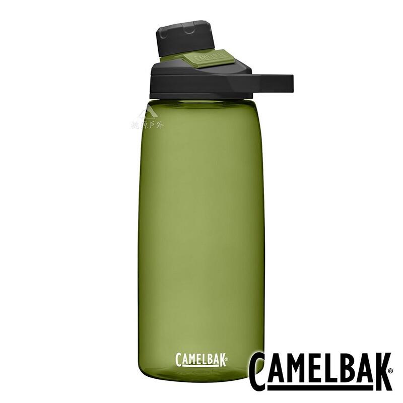 『VENUM旗艦店』【CAMELBAK 】CHUTE MAG 戶外運動水瓶 1000ml-橄欖綠 RENEW 2469301001