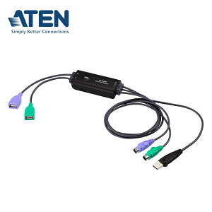 【預購】ATEN CV10KM USB轉PS/2轉換器 (80cm)