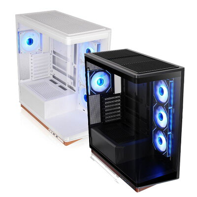Thermaltake 曜越 Stage 500 TG ARGB 曲面中直立式機殼 黑/CA-12A-00M1WN-00 白/CA-12A-00M6WN-00