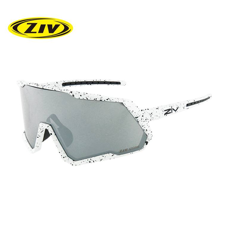 《台南悠活運動家》ZIV TB117061 ARES風鏡系列 運動太陽眼鏡 風暴PC防撞片 霧白黑點框 ZIV-177