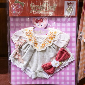 真愛日本 迪士尼 粉紅狐狸 LinaBell 草莓禮物 限定服裝套飾組 換裝 衣服 東京海洋迪士尼樂園帶回