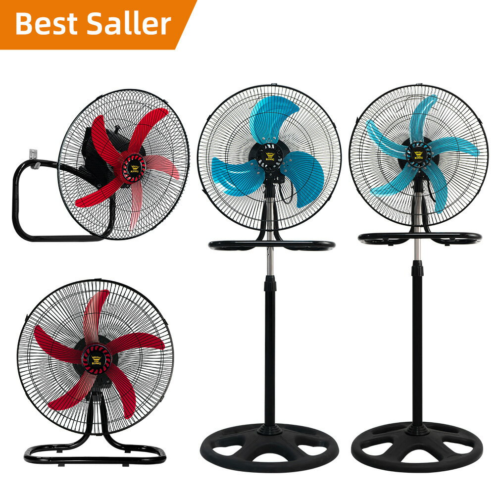 FAN定製兩季電風扇18寸立扇散件 批發5鋁葉110V三合一工業落地扇【宜家良品百貨】