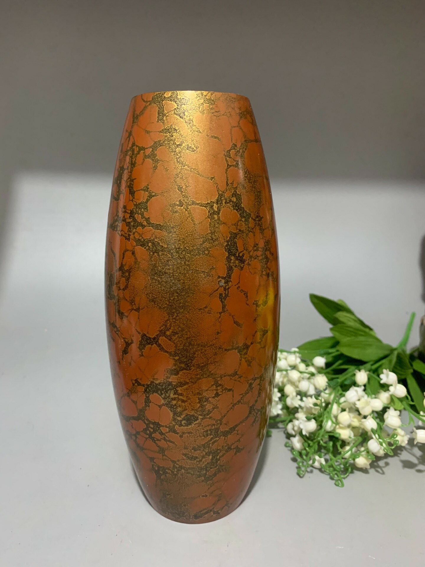 日本回流 銅器 銅花瓶 高崗銅器 花瓶1018