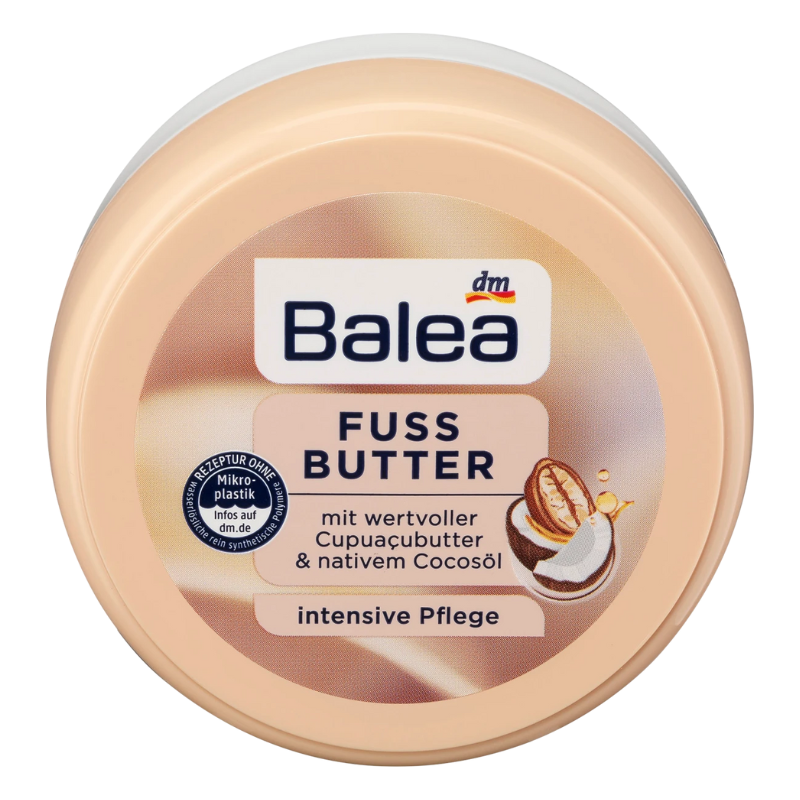 德國 DM Balea 椰子油足部乳霜 150ml 椰子油 足部 柔軟 溫和 滋潤 保養 保濕 足霜 附發票【心心哈德】現貨 全館499超取免運｜全場下殺★滿額再享折扣