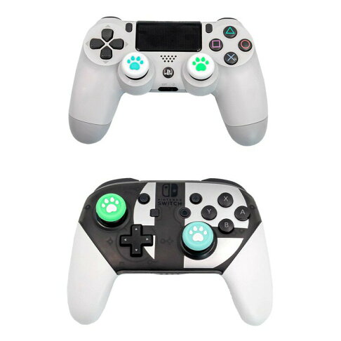 【AS電玩】NS switch PRO PS4 PS5 XBOX 手把 類比套 蘑菇頭套 貓爪造型 1